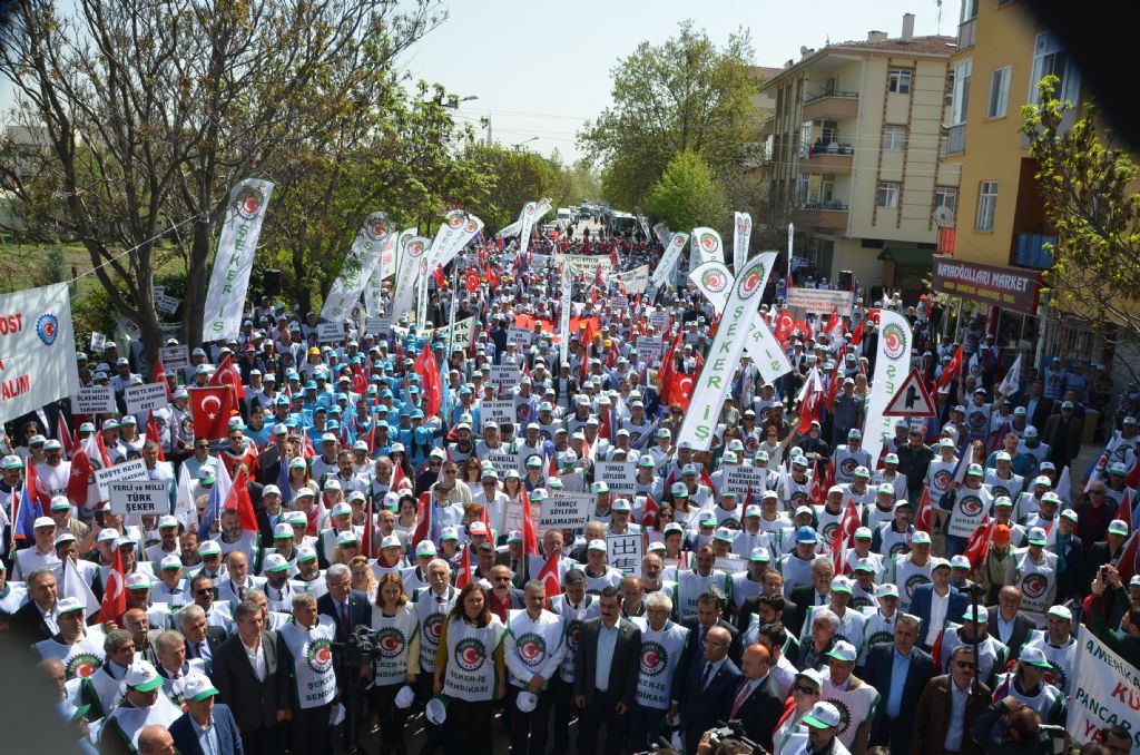 GENEL BAŞKANIMIZ ALEMDAR ŞEKER FABRİKALARI İÇİN YAPILAN KİTLESEL BASIN AÇIKLAMASINA KATILDI