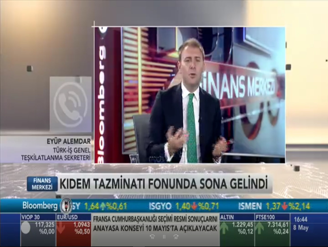 Genel Başkanımız Eyüp Alemdar Bloomberg HT’de Canlı Telefon Bağlantısında Konuştu...